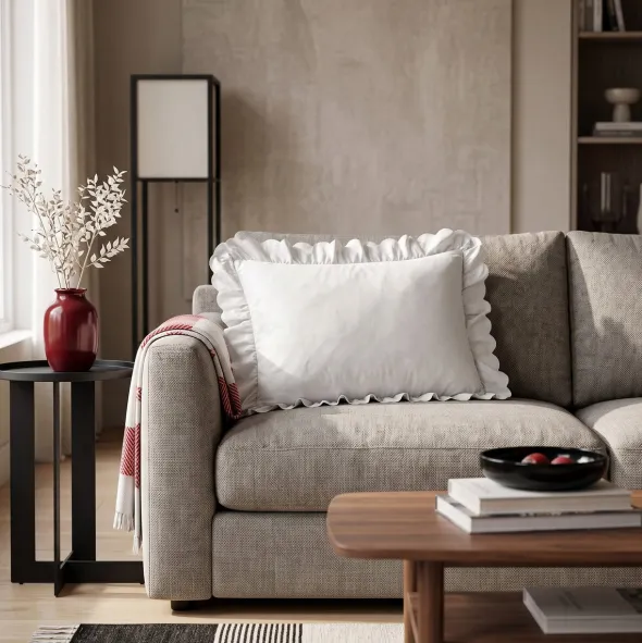 Poszewka 40 x 60 z Falbaną Luxury Jowita 08