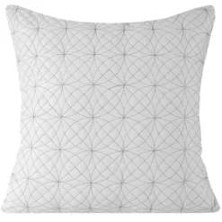 Poszewka Z Haftem Hazel 38 x 38 x 8 Jasnopopielaty