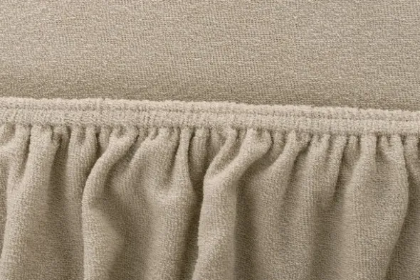 Prześcieradło Frotte z Gumką 032_C Jasny Beż 60x120
