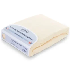 Prześcieradło Frotte z Gumką 018_D Ecru 60x120