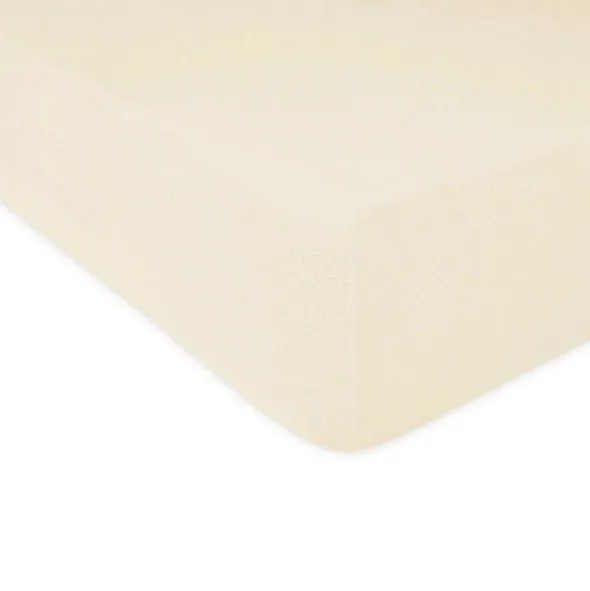 Prześcieradło Frotte z Gumką 018_D Ecru 60x120