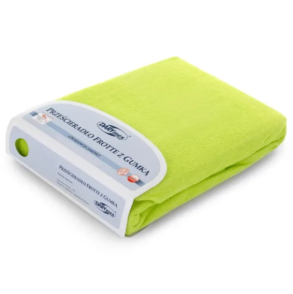 Prześcieradło Frotte z Gumką 052_D Limonka 60x120
