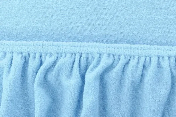Prześcieradło Frotte z Gumką 027_D Niebieski 60x120