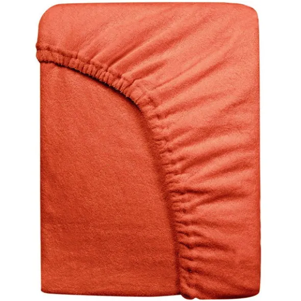 Prześcieradło Frotte z Gumką 038_D Pomarańcz 180x200