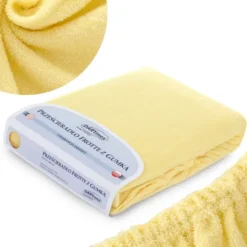 Prześcieradło Frotte z Gumką 004_D Słoneczny 80x180