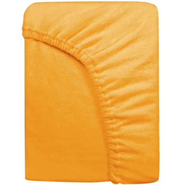 Prześcieradło Frotte z Gumką 007_D Żółty 60x120