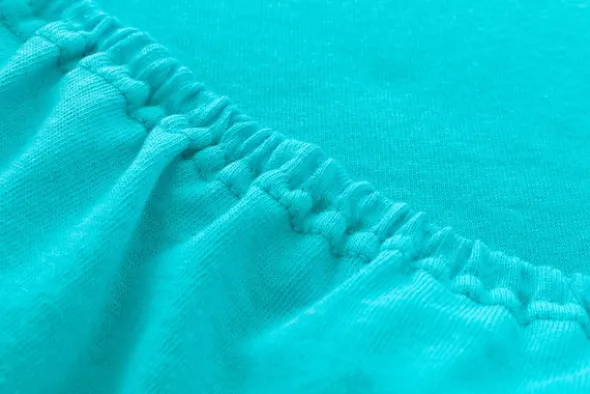 Prześcieradło Jersey z Gumką 011_D Turkusowy 60x120