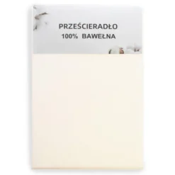 Prześcieradło 140 x 200 Bawełna Z Gumką Evita 01