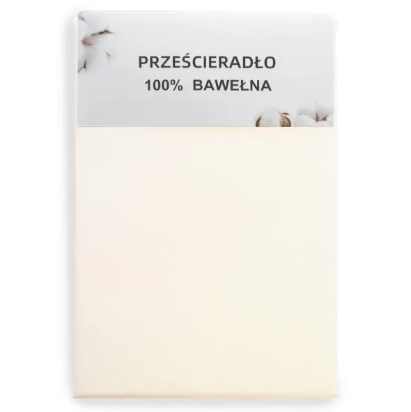Prześcieradło 140 x 200 Bawełna Z Gumką Evita 01