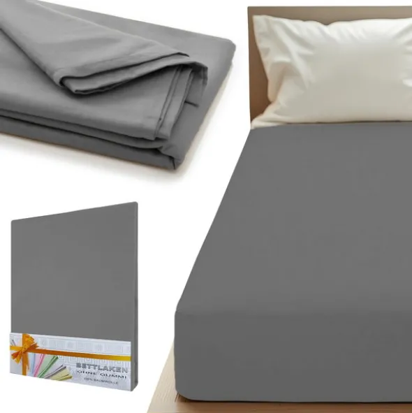 Prześcieradło 160 x 200 Bez Gum Bawełna Aloiso 34