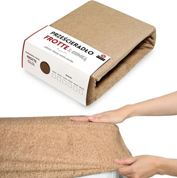 Prześcieradło 200 x 220 Frotte z Gumką Gaja 30