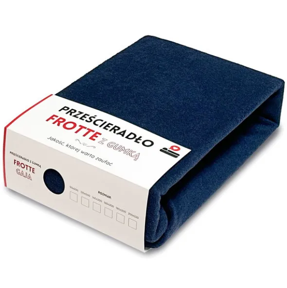 Prześcieradło 120 x 200 Frotte z Gumką Gaja 09