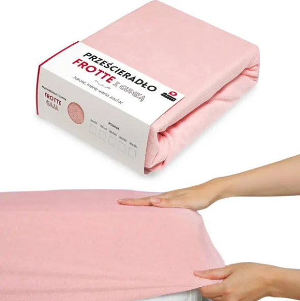 Prześcieradło 80 x 140 Frotte z Gumką Gaja 02