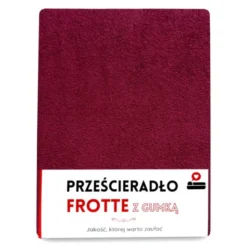 Prześcieradło 80 x 180 Frotte z Gumką Gaja 18