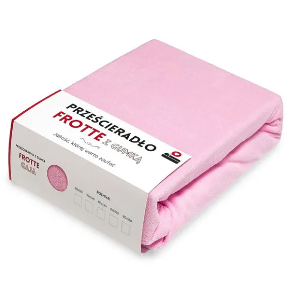 Prześcieradło 70 x 140 Frotte z Gumką Gaja 20