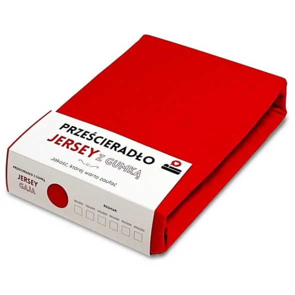 Prześcieradło 180 x 200 Jersey z Gumką Gaja 16