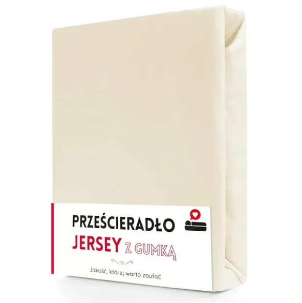 Prześcieradło 60 x 120 Jersey z Gumką Gaja 07