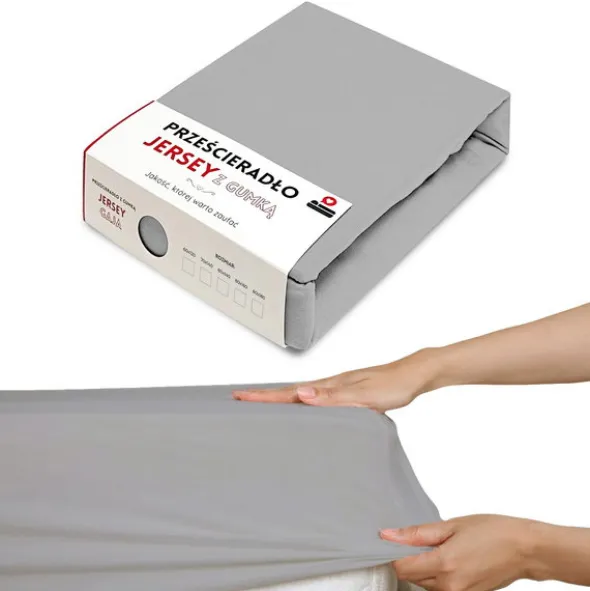 Prześcieradło 80 x 160 Jersey z Gumką Gaja 34C