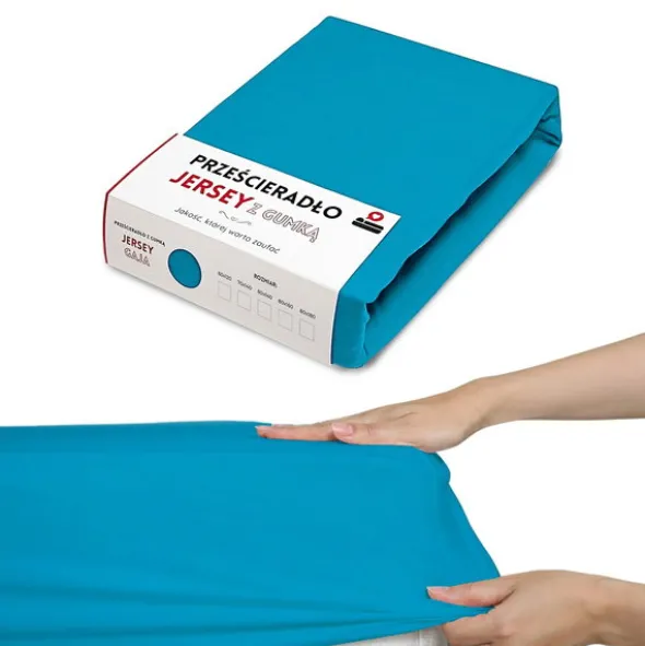 Prześcieradło 80 x 160 Jersey z Gumką Gaja 12