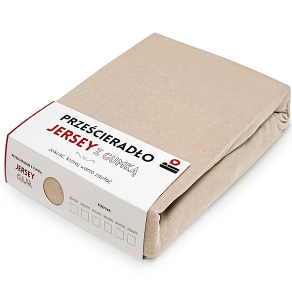 Prześcieradło 90 x 200 Jersey z Gumką Gaja 30
