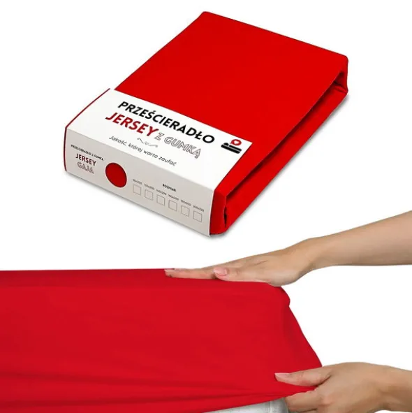 Prześcieradło 90 x 200 Jersey z Gumką Gaja 16