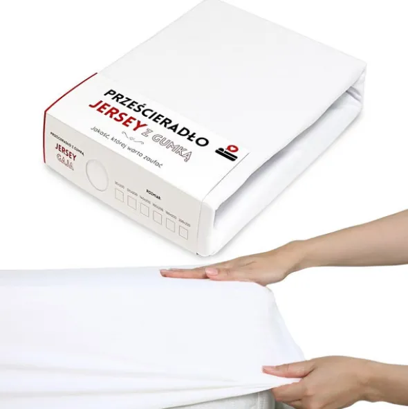 Prześcieradło 90 x 200 Jersey z Gumką Gaja 14