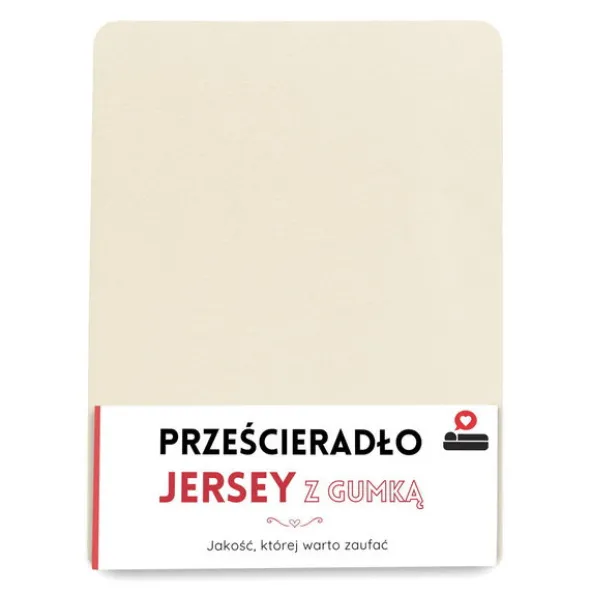Prześcieradło 90 x 200 Jersey z Gumką Gaja 07