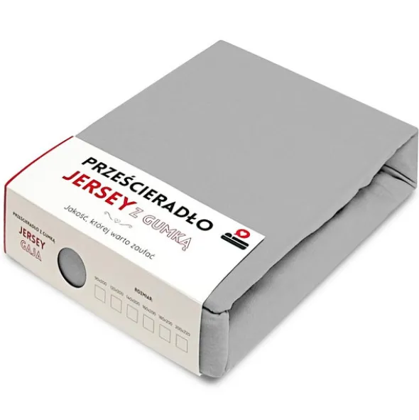 Prześcieradło 120 x 200 Jersey z Gumką Gaja 34C