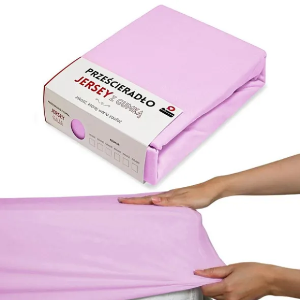 Prześcieradło 120 x 200 Jersey z Gumką Gaja 20