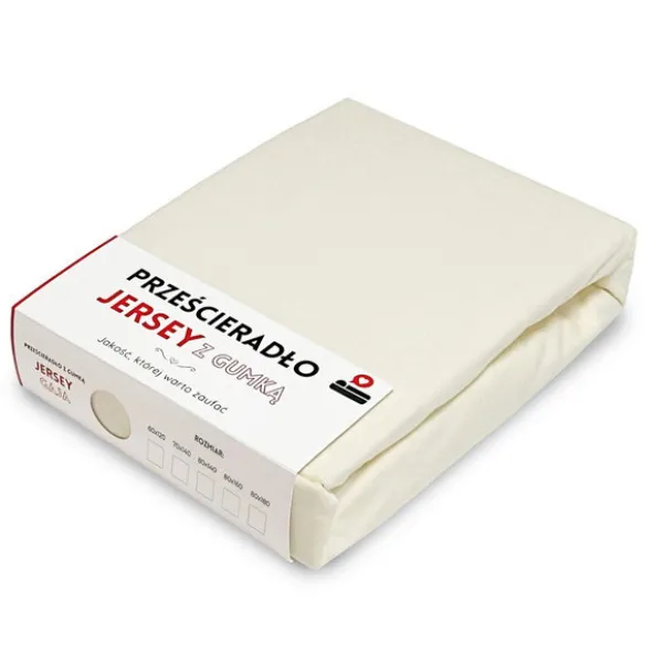 Prześcieradło 140 x 200 Jersey z Gumką Gaja 07