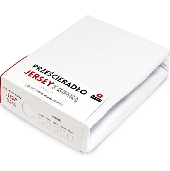 Prześcieradło 80 x 180 Jersey z Gumką Gaja 14