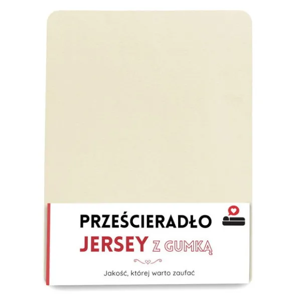 Prześcieradło 180 x 200 Jersey z Gumką Gaja 03