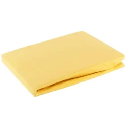 Prześcieradło z Gumką Jersey D91 140x200 w.30 Musztarda