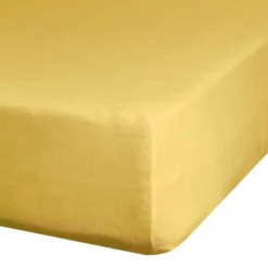 Prześcieradło z Gumką Jersey D91 140x200 w.30 Musztarda
