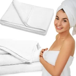 Ręcznik Hotelowy 70 x 140 Aqua 01 500 g/m2 Biały