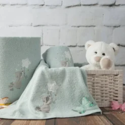 Ręcznik Kąpielowy Dziecięcy Baby48 50 x 90 Niebies