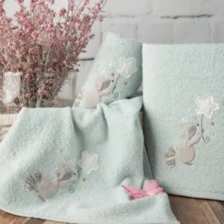 Ręcznik Kąpielowy Dziecięcy Baby48 50 x 90 Niebies