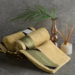 Ręcznik Kąpielowy Eva Minge Eva1 50 x 90 Beż