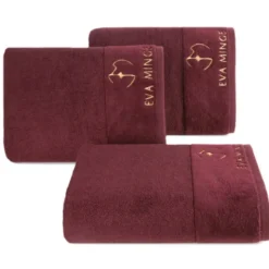 Ręcznik Kąpielowy Eva Minge Gaja 30 x 50 Bordo