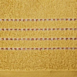 Ręcznik Kąpielowy Fiore (10) 50 x 90 Musztardowy