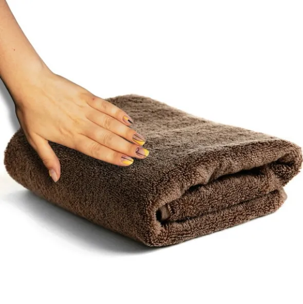 Ręcznik Otto 70 x 140 400 g/m2 Bawełniany Brązowy