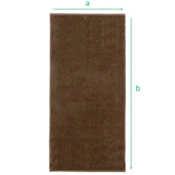 Ręcznik Otto 70 x 140 400 g/m2 Bawełniany Brązowy