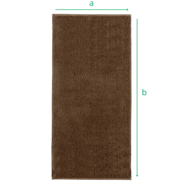 Ręcznik Otto 70 x 140 400 g/m2 Bawełniany Brązowy