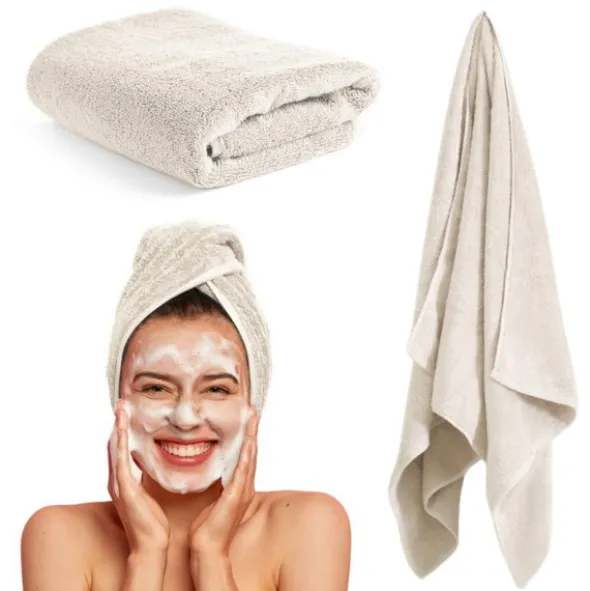 Ręcznik Otto 30 x 50 400 g/m2 Bawełniany Krem