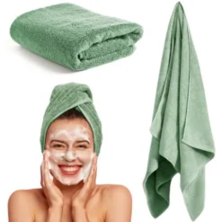 Ręcznik Otto 50 x 100 400 g/m2 Bawełniany Seledyn