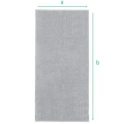 Ręcznik Otto 50 x 100 400 g/m2 Bawełniany Stalowy