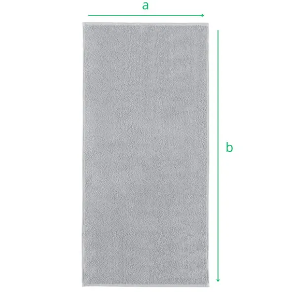Ręcznik Otto 50 x 100 400 g/m2 Bawełniany Stalowy