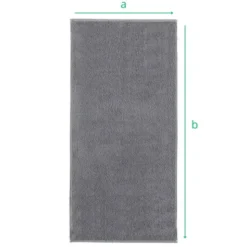 Ręcznik Otto 70 x 140 400 g/m2 Bawełniany Szary