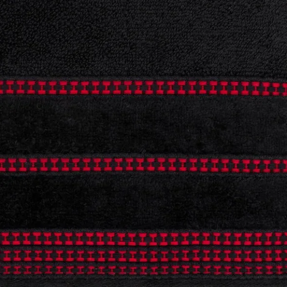 Ręcznik 50 x 90 Bawełna Amanda 08 500GSM Czarn