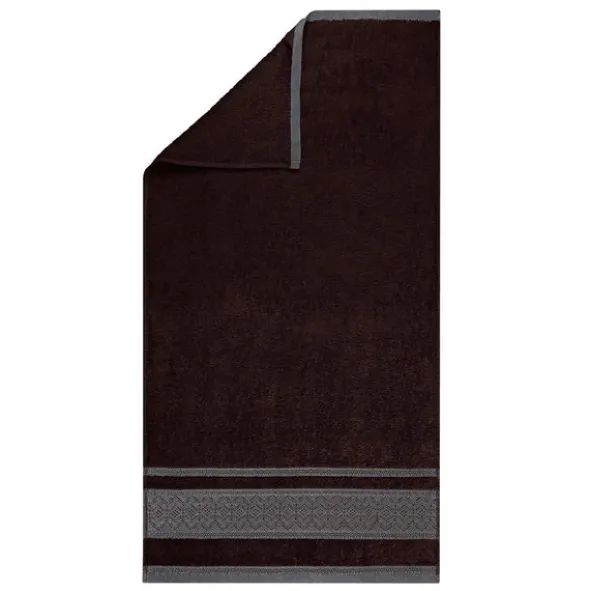 Ręcznik 50 x 90 Bawełna Panama 500g/m2 Brązowy